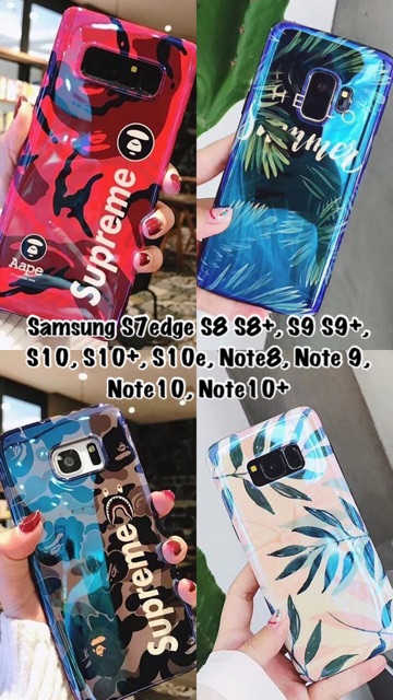 Blueray Summer Samsung S7edge S8 S8+ S9 S9+ Note8 Note 9 S10 S10+ S10e Note 10 plus A9 2018 Note10+