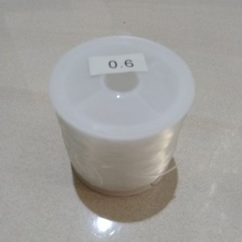 benang/tali kenur elastelastis 0.6mm