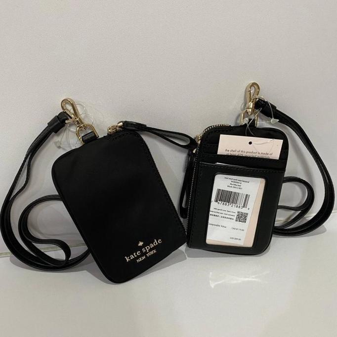 

Office & Stationery | Document Organizer | Kate Spade Card Case Lanyard Black (12,5X8Cm) | Best Seller