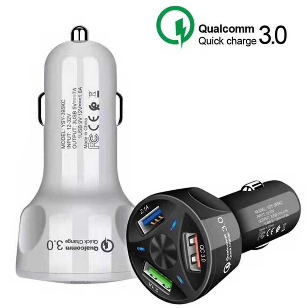 Mall Suhach Car Charger Mobil USB 3 Port 2.1A QC3.0 - APD-369 TItanGadget