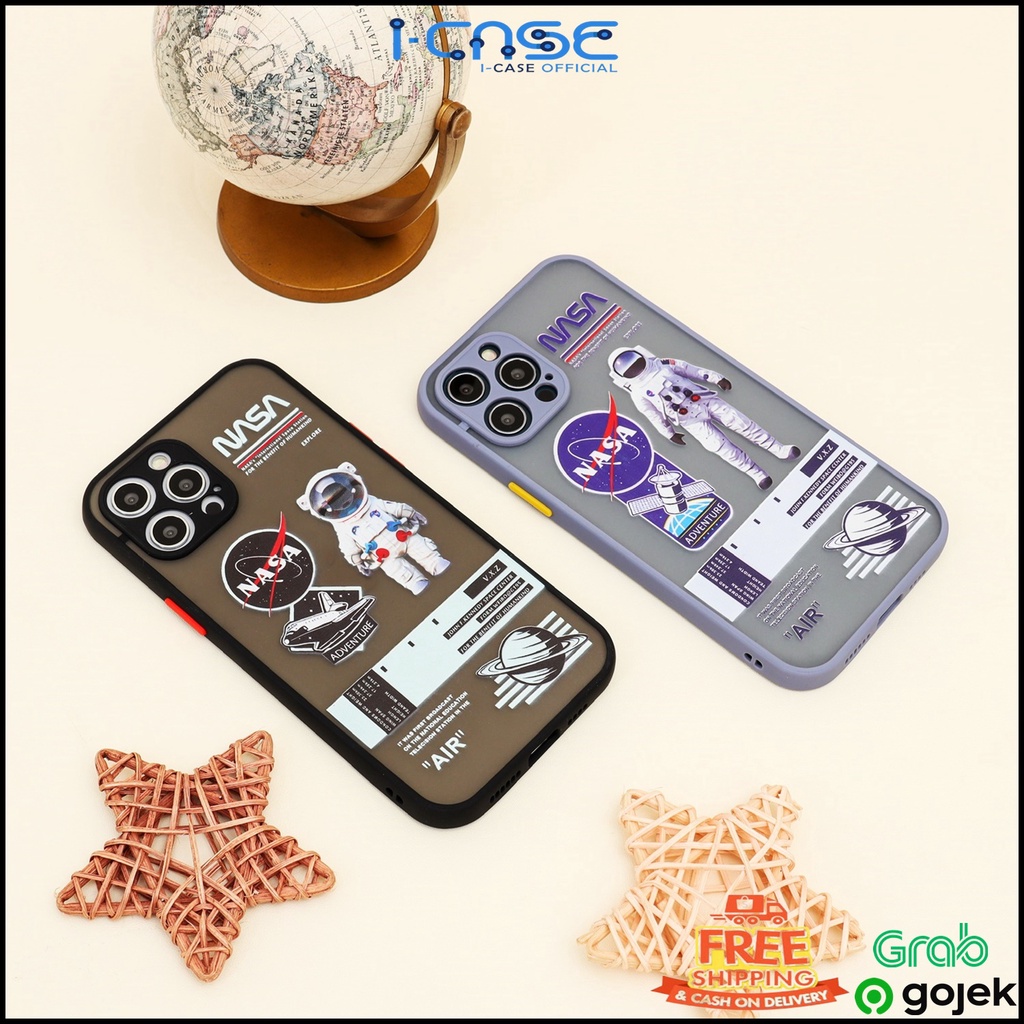 AntiCrack Astronot Nasa Soft Case Lens Cover for Oppo A15 A5s A1k Y20 Y12 Y91 Y93 Y95 A3s Y30/Y50