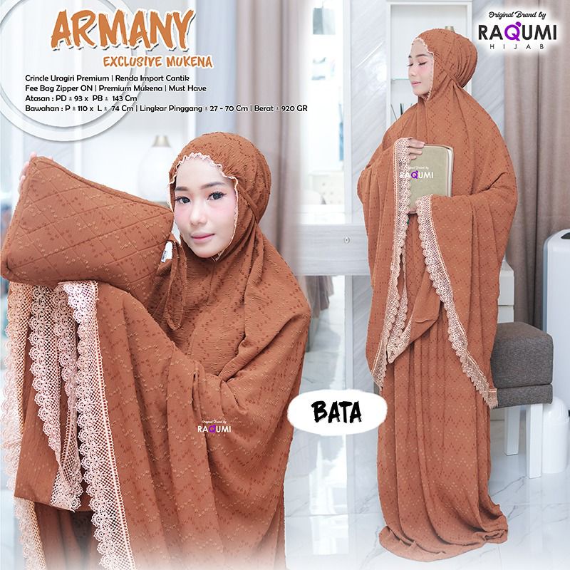 ARMANY EXCLUSIVE MUKENA BY ORI RAQUMI HIJAB