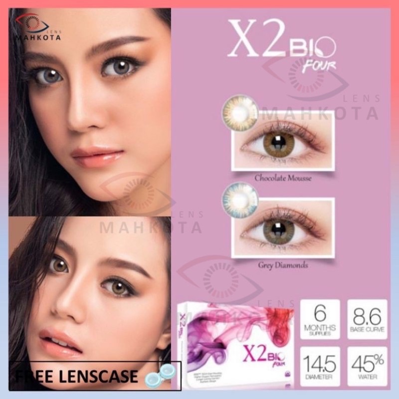 SOFTLENS X2 BIO FOUR MINUS (-6.50 S/D -10.00) BY EXOTICON / 14.5MM / Soflen Softlen Soflens