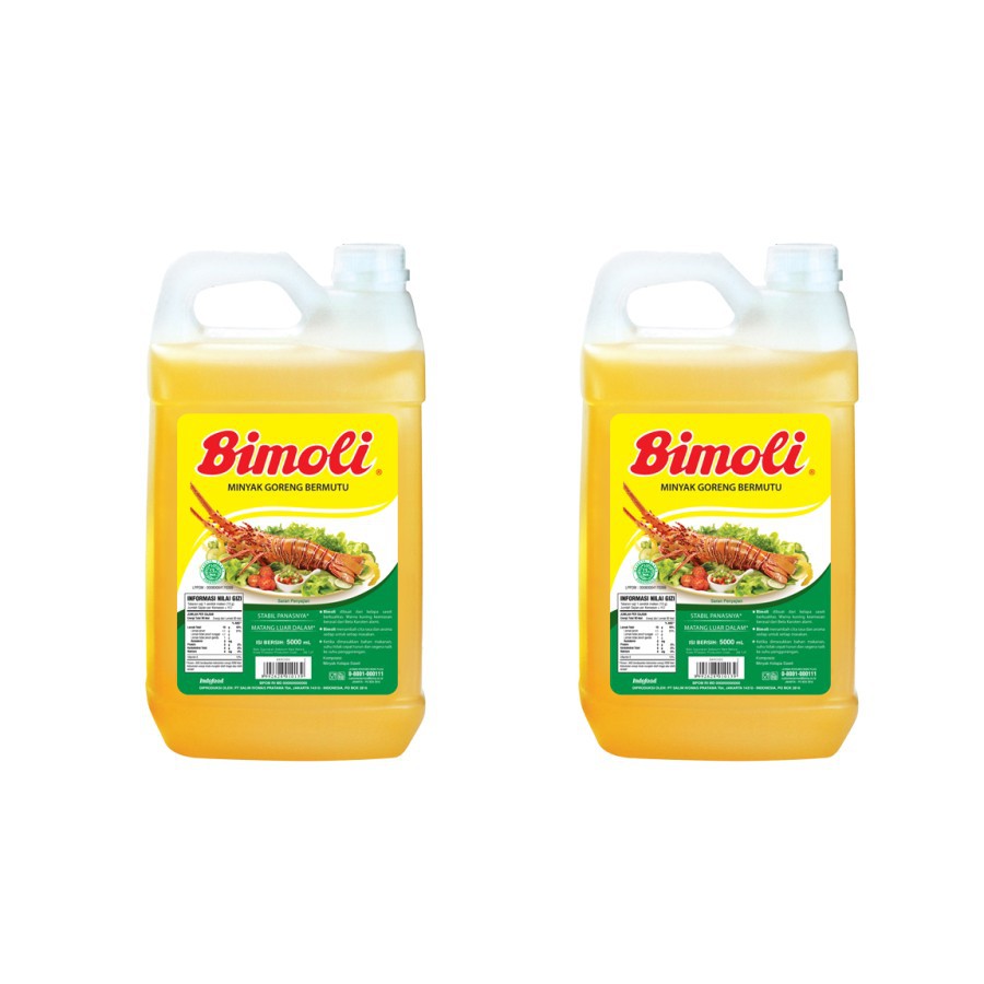 MINYAK GORENG BIMOLI 5 LITER COOKING OIL HALAL JERIGEN