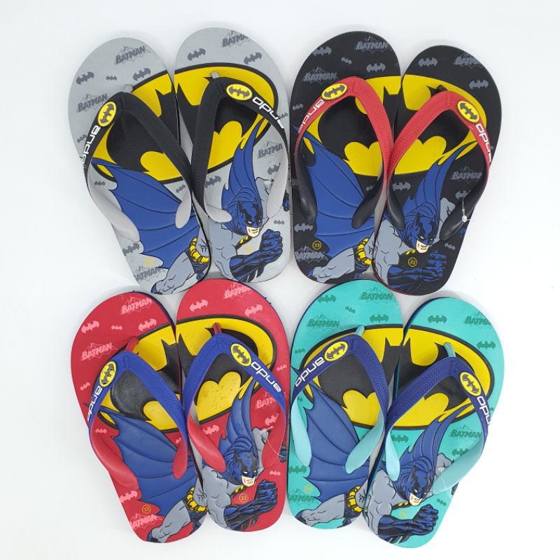 Sandal Jepit Anak Batman / Superman ANDO SPM 103 AB / BT 210 AB (33-37)