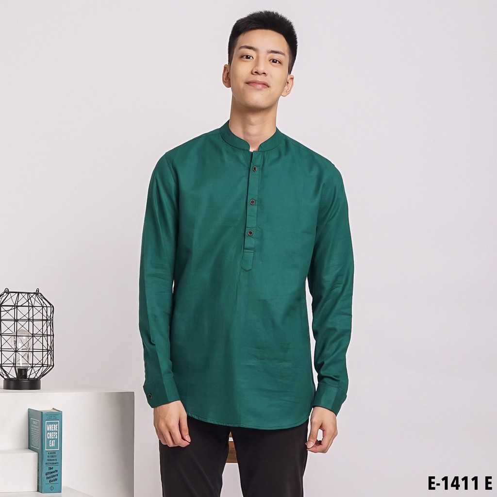 baju koko couple | baju koko seragam | baju koko hijau botol