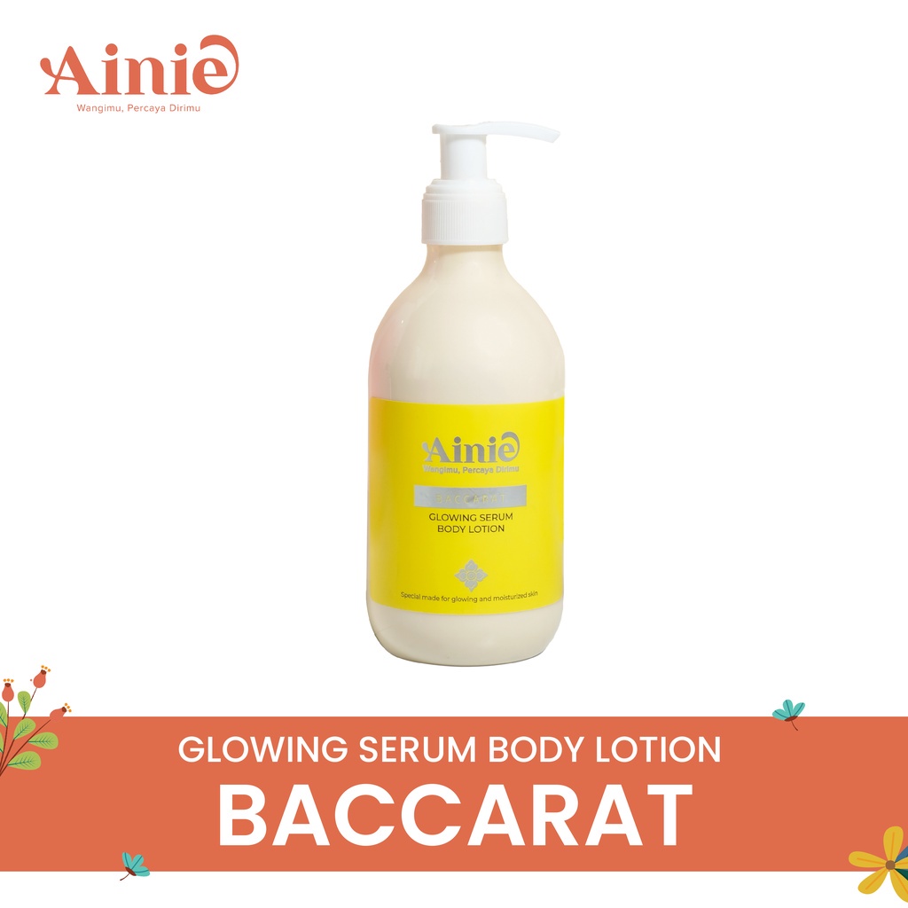 BISA COD -  Ainie Glowing Body Serum Hand Body Lotion 300ml - HBL BAHAN RACIKAN - HBL AINIE BODY SERUM