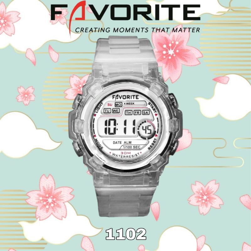 Jam Tangan Wanita Favorite Original 1102 Tahan Air COD