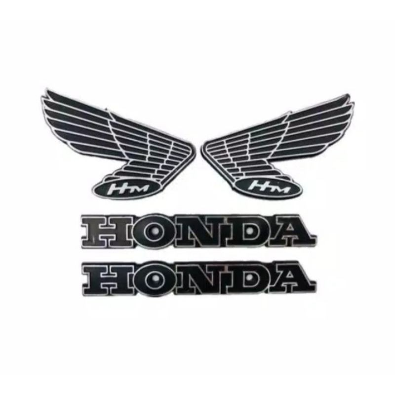 Emblem tangki logo tangki CB GLATIK - CB100 import