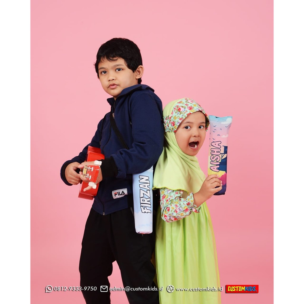 READY STOCK!! SAJADAH ANAK PRINTING, SAJADAH ANAK CUSTOM, SAJADAH TRAVELING (CUSTOMKIDS)-2
