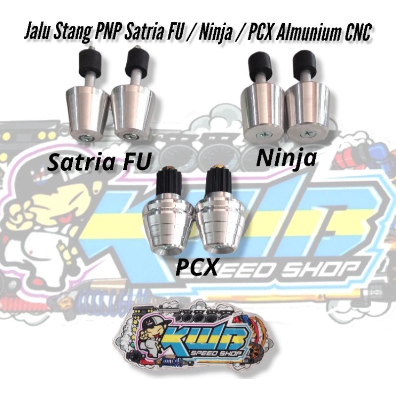 Jalu stang bandul chrome motor satria fu ninja jalu Aluminium jalu setang stir honda pcx