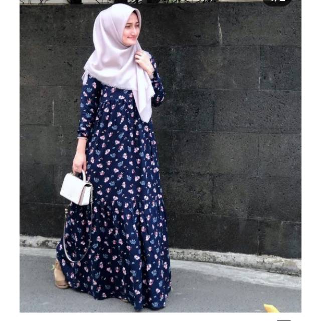 Rania dress navy size s nadeea nadeea.id