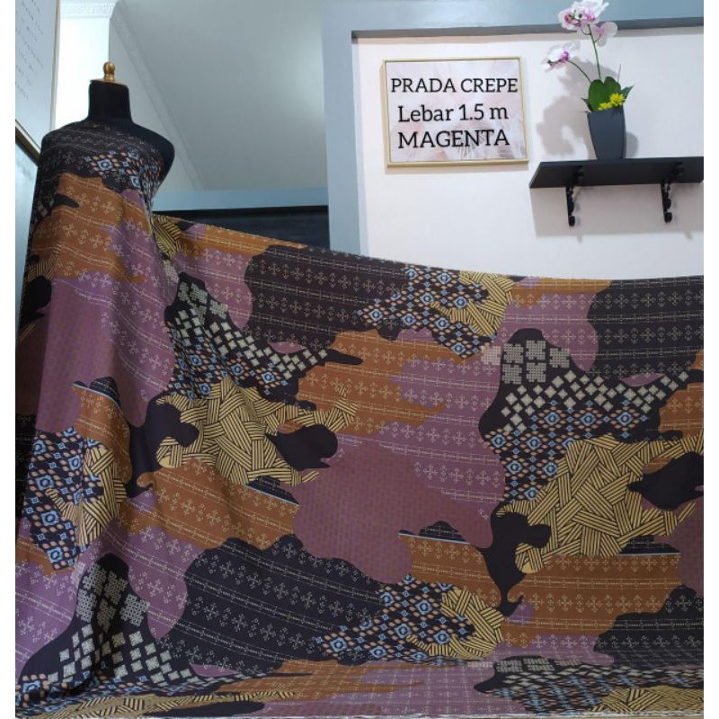 Bahan kain PRADA CREPE Kualitas Premium