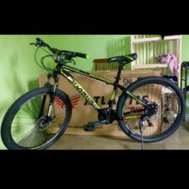  SEPEDA  GUNUNG  27 5 MTB  ATLANTIS  REM CAKRAM 21 SPEED 