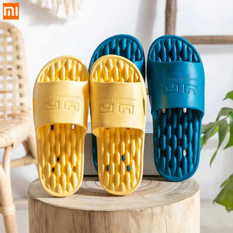 (100% BARANG ORI) Xiaomi Mijia Sandal Slop Pria Eva Anti Slip Refleksi Massage - D7614