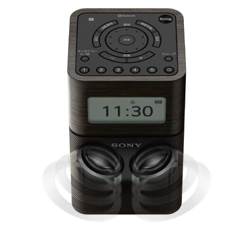 PROMO.. SONY SRF V1BT   PORTABLE CLOCK RADIO WITH BLUETOOTH   Hitam