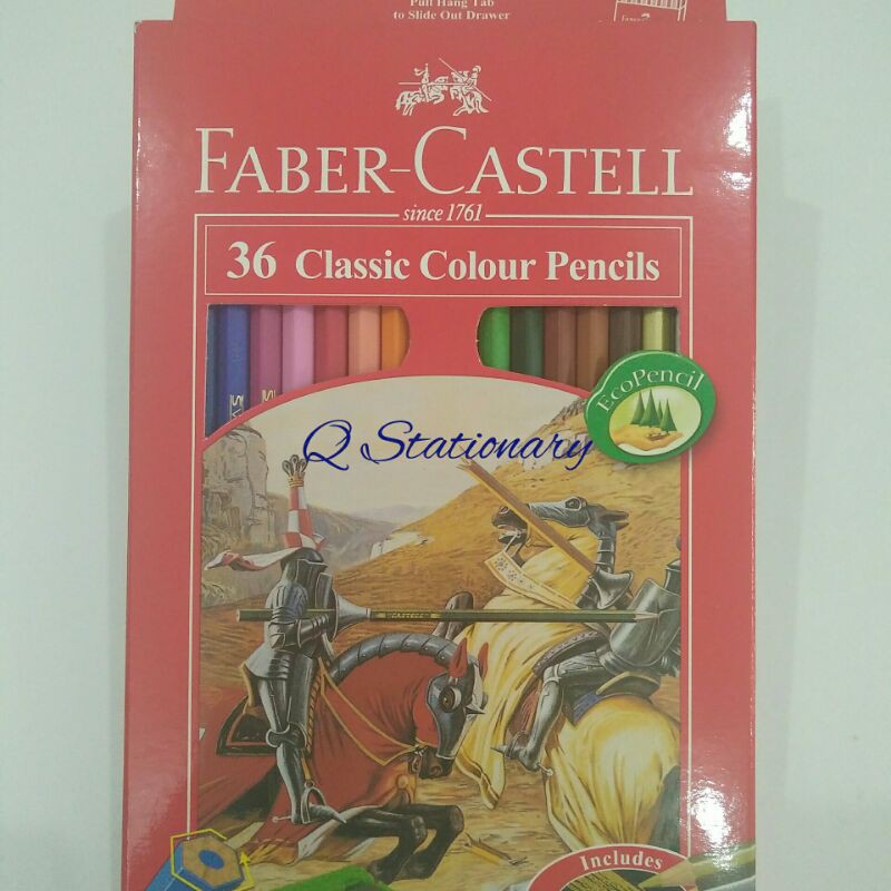 

Pensil warna Faber Castell 36 warna
