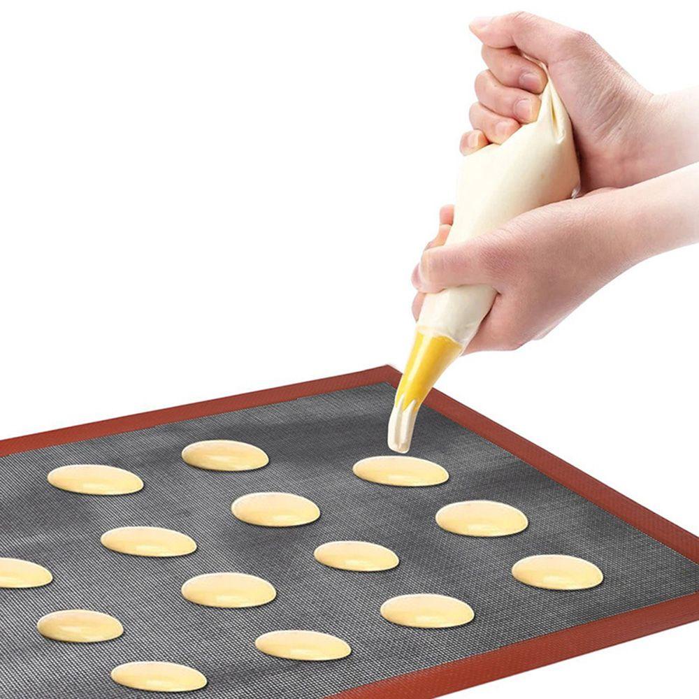 [Elegan] Baking Mat Aksesoris Biskuit Bakeware Dapur Silikon Alat Masak Anti Lengket