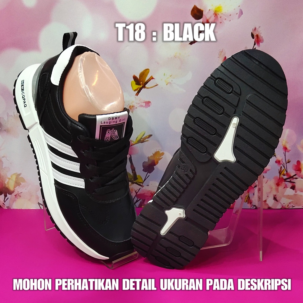 Sepatu Sneakes gadis T18 / 8805 Sepatu perempuan masa kini model terbaru SPTSW