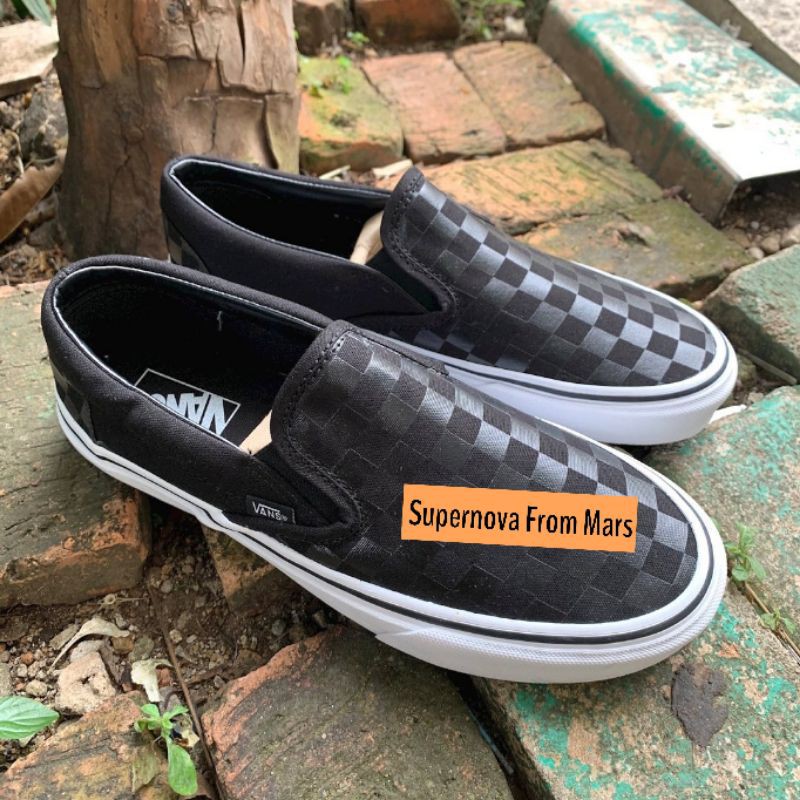 Vans Slip-On Checkerboard Black/Black