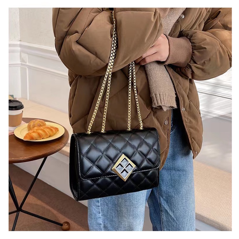 [Ready] Tas Selempang Wanita Kekinian Tas Bahu Korean Cewek Handbag Murah Fashion Sling Bag Chain Shoulder Bag Terbaru