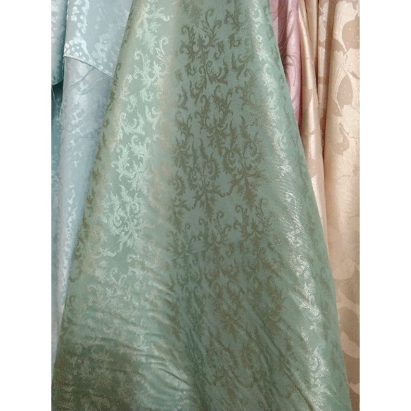 SEMI SUTRA/JAQUARD SILK/Harga per 1/2mtr(0.5)/Jaquard Gliter