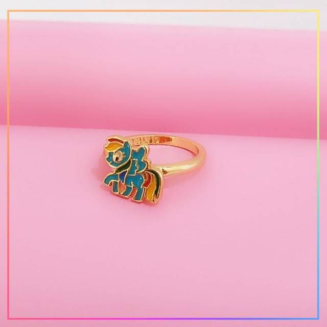 Cincin xuping cincin anak little pony lapis emas gold F111