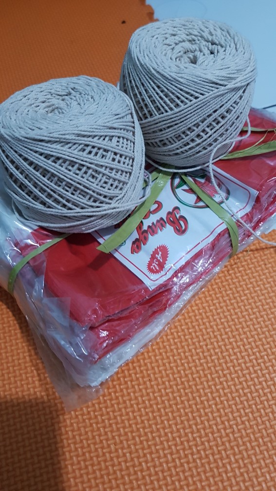 Tali Kasur/ Benang Rami 50 M Putih