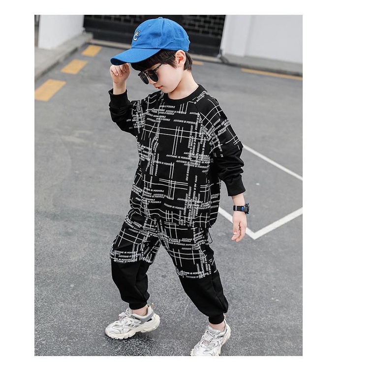 (LOLI-JKT) BOY-69 SET ANAK COWOK SWEATER SERUT SIZE 90-150