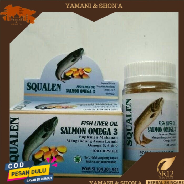 SQUALENE OMEGA 3 ||minyak ikan Salmon ||Fishoil
