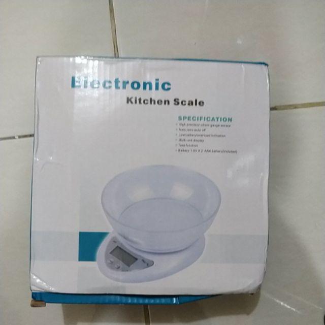 Timbangan Digital Mangkok Timbangan Kue Digital Electronic 5 Kg