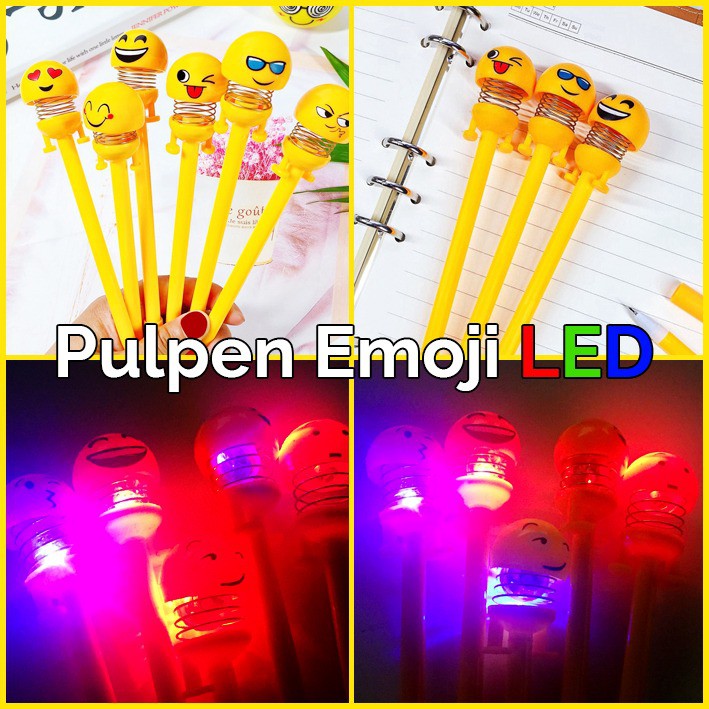

Murah Pen Pena Emoji Led Doll Per Joget Goyang Pena Pulpen Karakter Emotion Led Goyang Spring Doll