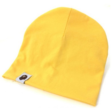 [1KG 20PCS] ❤ KIddikiddo ❤ TOPI KUPLUK BAYI / TOPI ANAK UNISEX LUCU-Kuning Tua