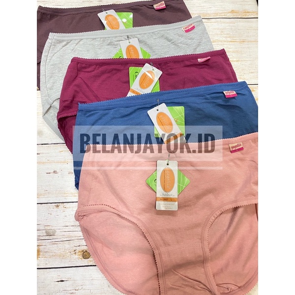6 pcs CD Yagelila Coolmax Celana Dalam Wanita Yagelila