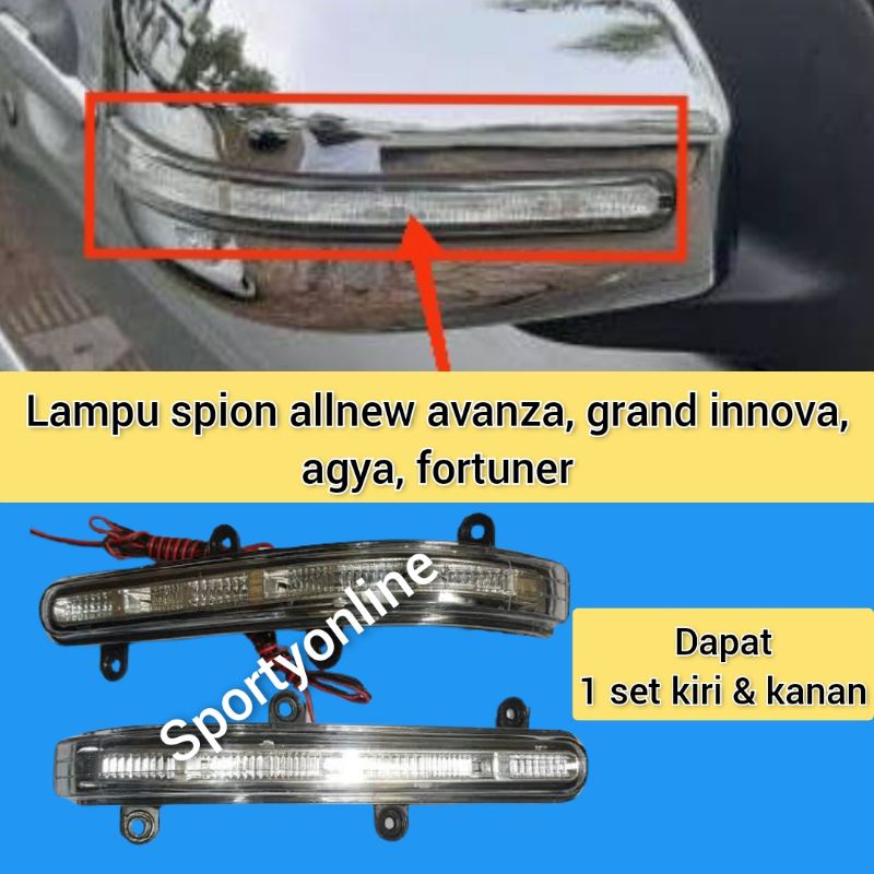 Lampu sen spion all-new avanza /xenia 2012-2018