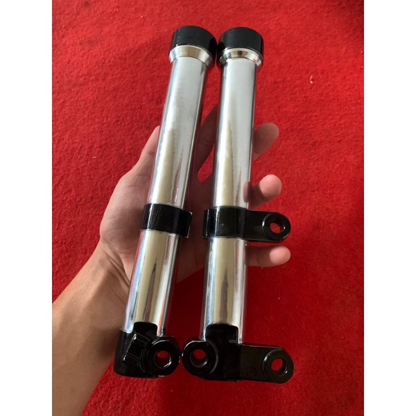 Bottom shock depan Mio original Bubut dan Poles