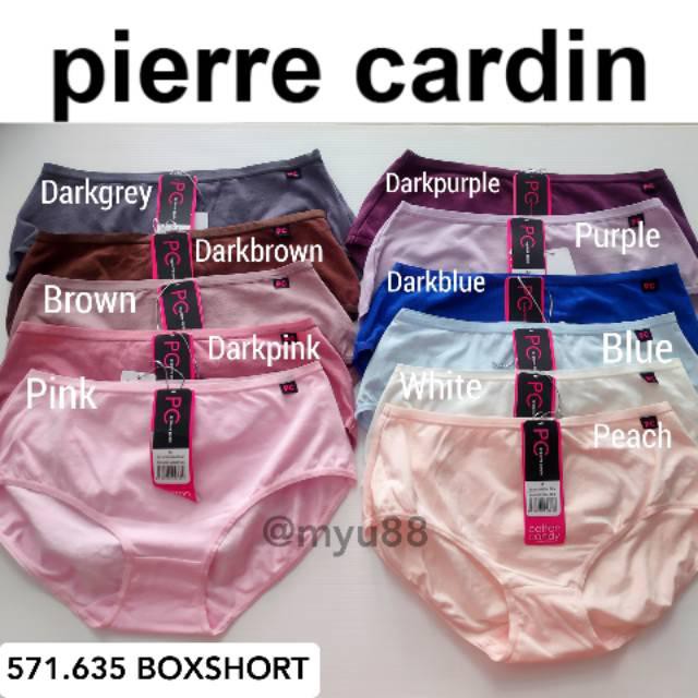 Cd571 Panty Katun Model Boxshort Pierre Cardin-M/L