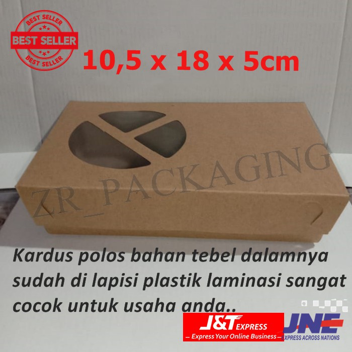 

Kardus/lunch box/kue/donat/murah/mika L/kado/polos