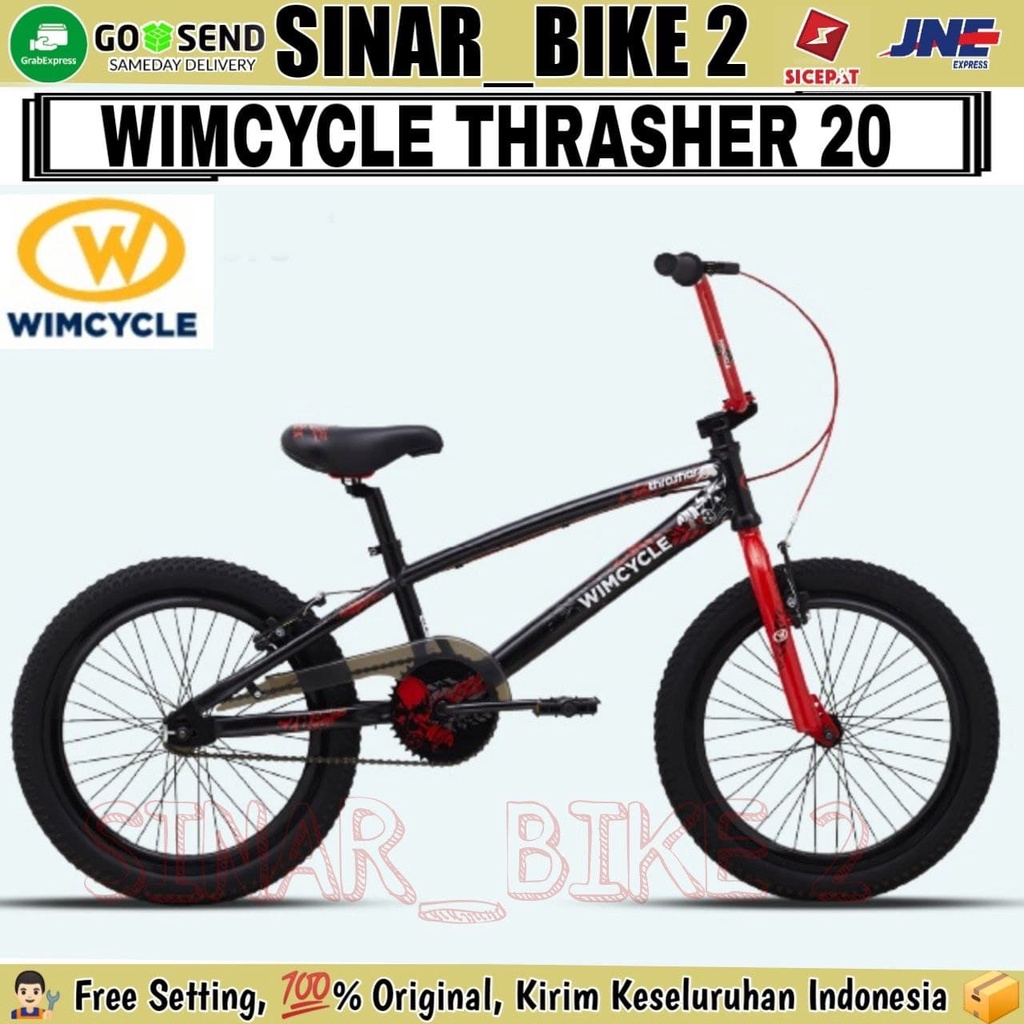 Sepeda Bmx  Laki 20 Inch WIMCYCLE THRASHER