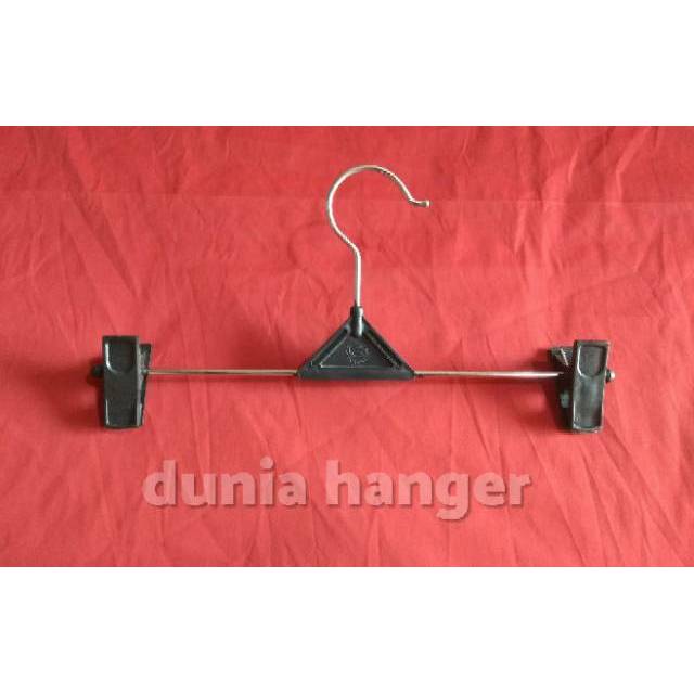 Gantungan Celana dan Rok Hanger jepit celana besi Harga 1 lusin