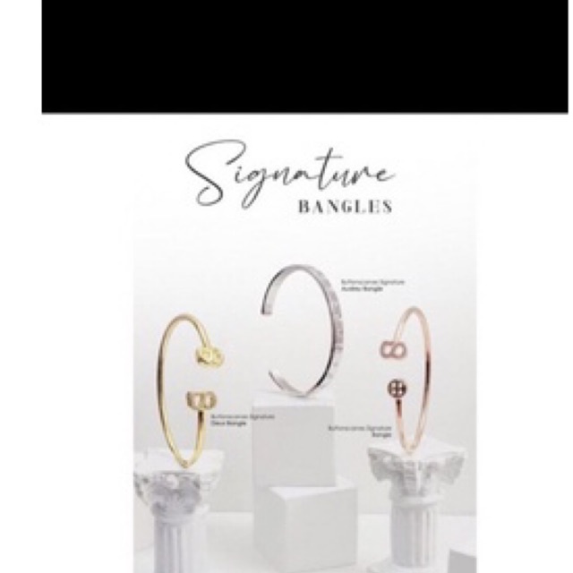 prelove signature bangle gold Buttonscarves