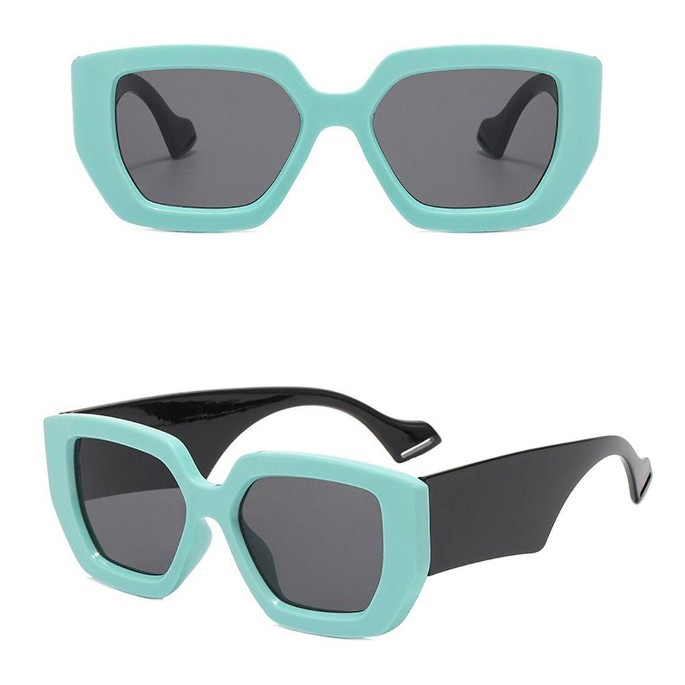 Mxbeauty Kacamata Persegi Travel Vintage Vision Care Wide Temples UV400 Wanita Eyewear