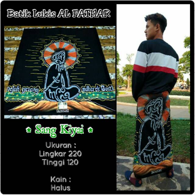 Sarung Batik Lukis al Fathar motif Sang Kyai