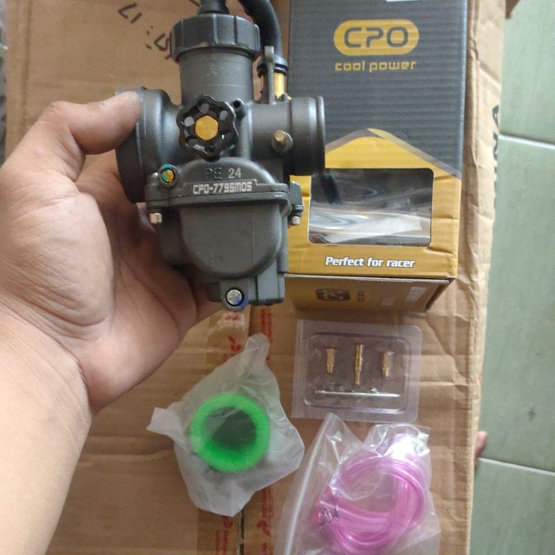 Karburator Karbu Pwk CPO NGO SUDCO 24 26 28 30 32 34 Black Series Hitam Easy-Pe24
