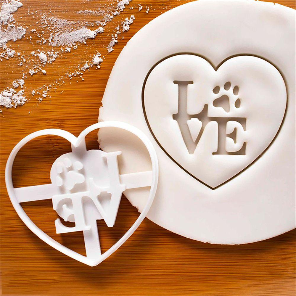 Preva Cetakan Kue Kering Bentuk Hati 3D Alat Baking &amp; Pastry Tools Dapur Gadget Perlengkapan Pesta Cookie Cutters