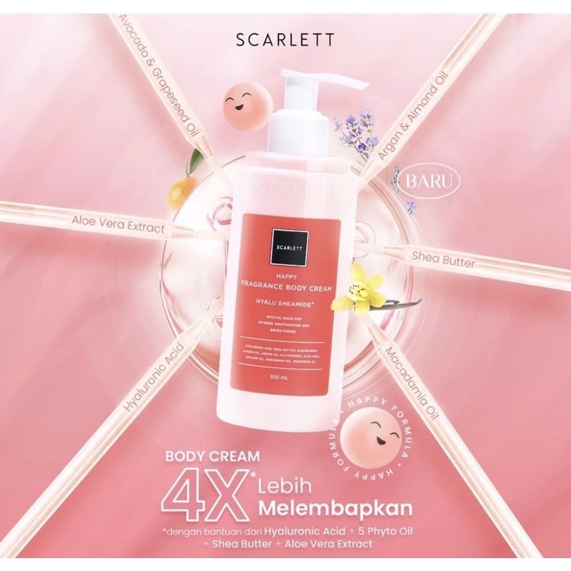 Scarlet Body Cream 300ML