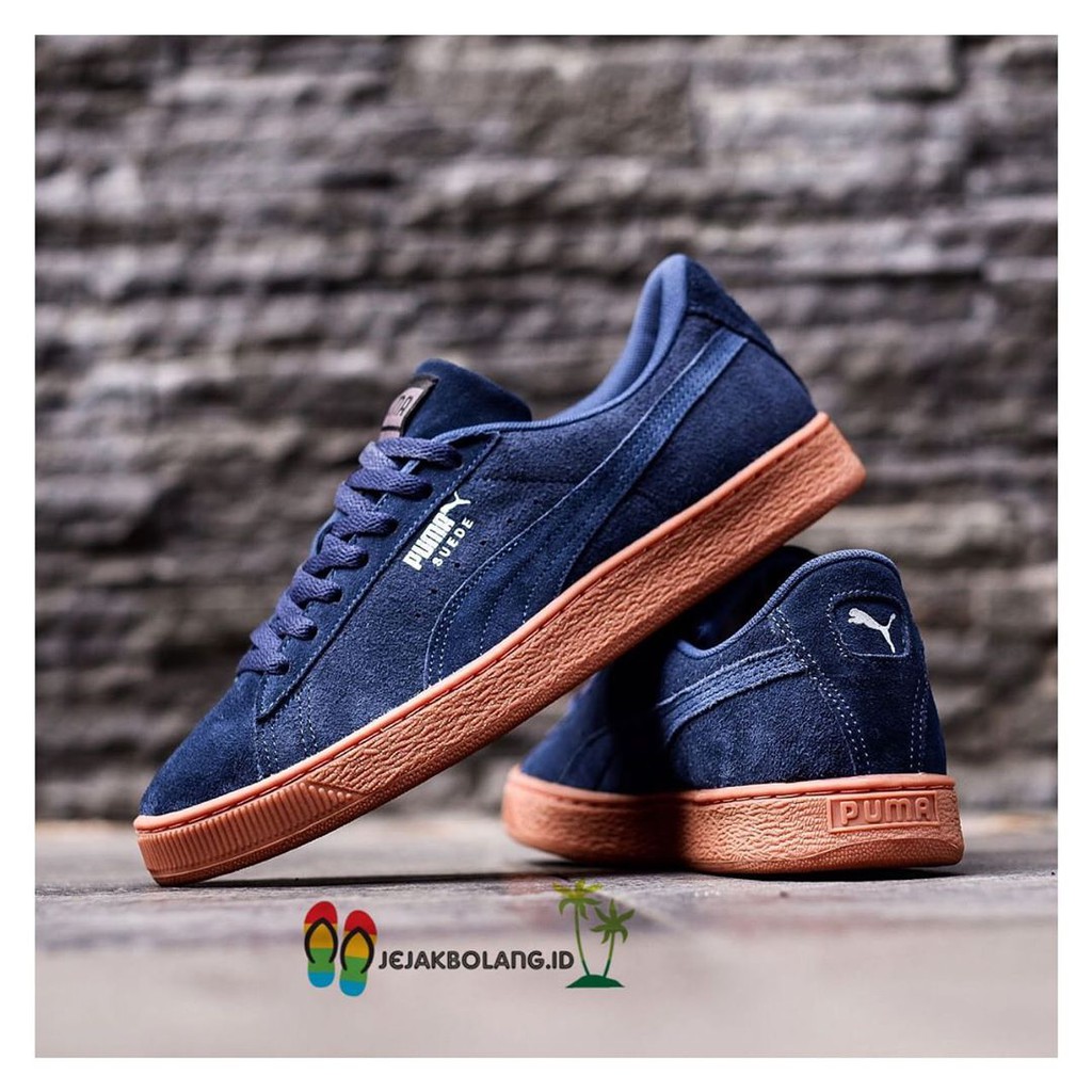 puma suede navy gum