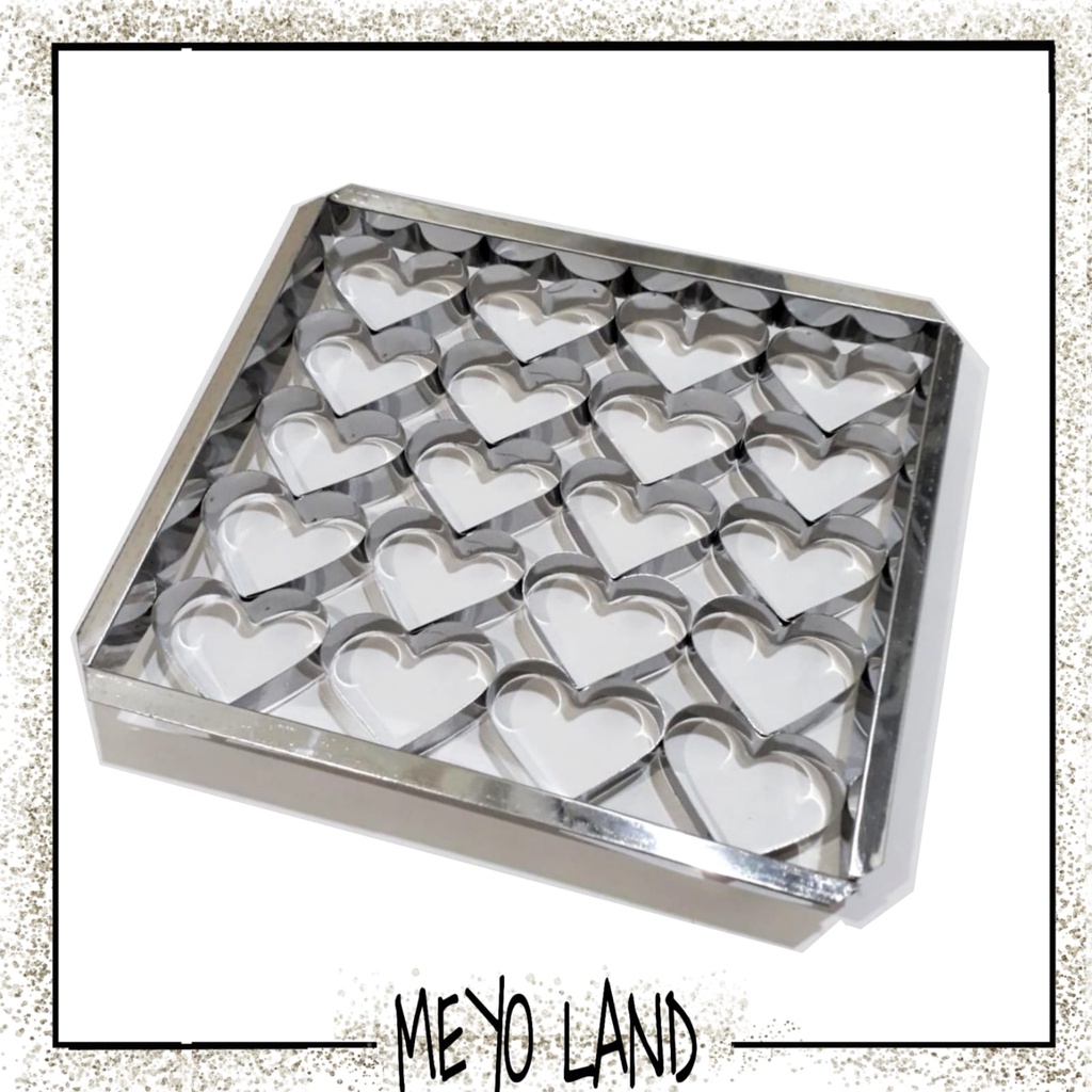 Cetakan Kue Kering HATI LOVE BESAR Cookies Cutter Pengrajin Lokal Rapi Murah Bentuk Nastar Kastangel