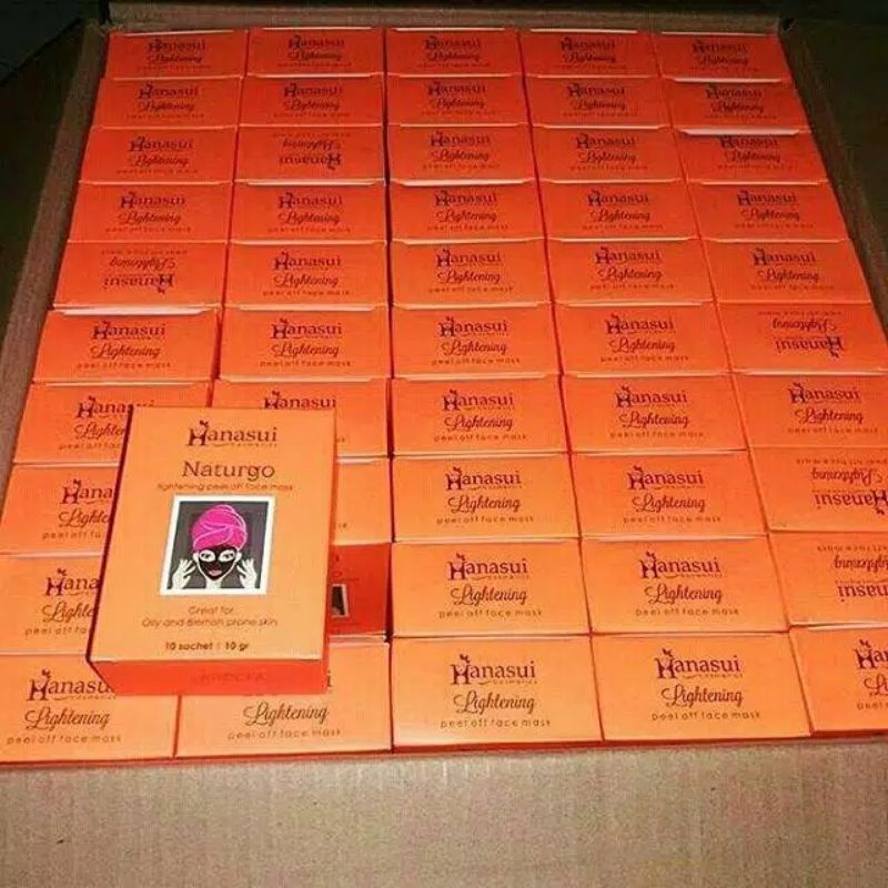 Masker Naturgo hanasui bpom orange murah