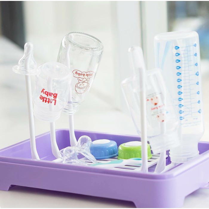 Little Baby Rak Pengering Botol Susu - COMPACT Drying Rack ( TANPA TUTUP )